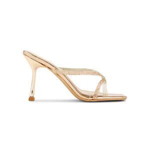 REVOLVE- Superdown Jenn Heel  Rhinestone Rose Gold Size 10